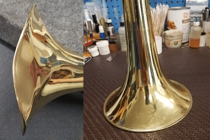 Dented Trombone Bell